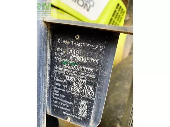 Tractor agrícola - Claas - axion 850
