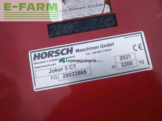 Grada de disco - Horsch - joker 3 ct