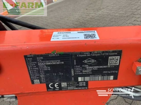 Rastrillo - Kuhn - ga 9531