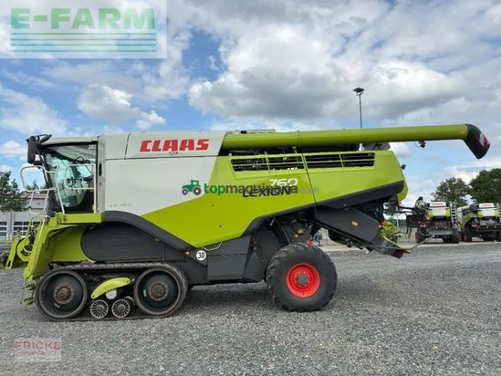 Cosechadora de Cereal - Claas - lexion 760 tt allrad