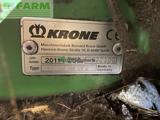 Cosechadora de Cereal - Krone - EASY CUT 280
