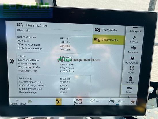 Cosechadora de Cereal - Claas - lexion 8700 tt + vario 1230