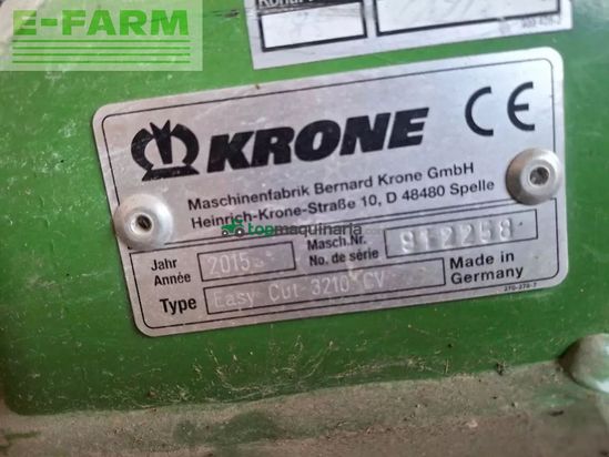 Cortacésped manual - Krone - easy cut 3210 cv