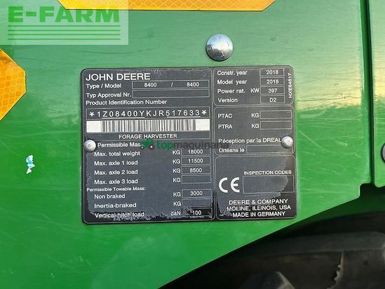 Cosechadora de Cereal - John Deere - 8400i prodrive 40km/h