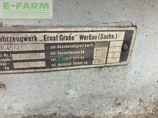 Esparcidor - Fortschritt - hl 50.45/21 alu tank 4650l