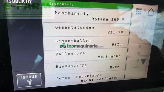 Empacadora gigant - Fendt - rotana 160 v