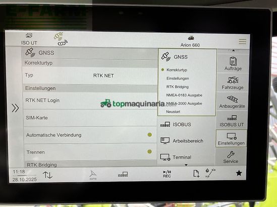 Tractor agrícola - Claas - arion 660 cmatic cebis avo25 CMATIC CEBIS