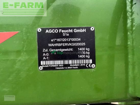 Rastrillo - Fendt - former 1603