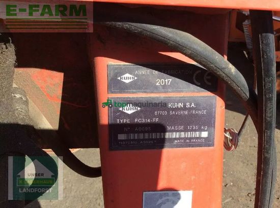Cortacésped manual - Kuhn - fc 314-ff