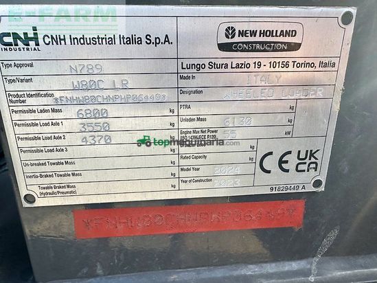 Minicargadora - New Holland - w80c-stage 5 hs lr evo