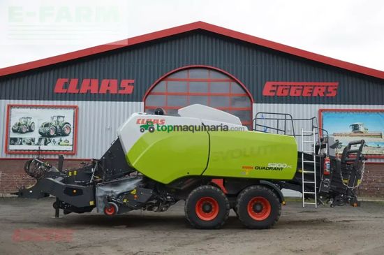 Empacadora gigant - Claas - quadrant 5300 evolution fc tan