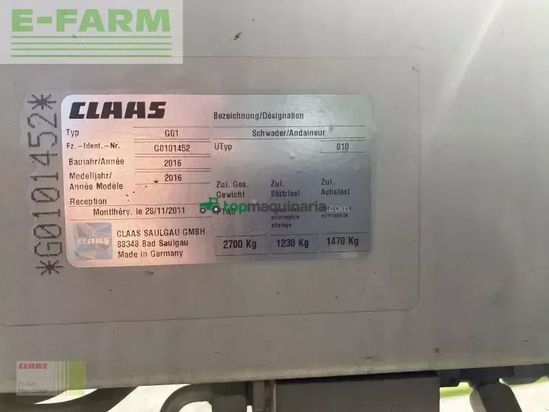 Rastrillo - Claas - liner 1750