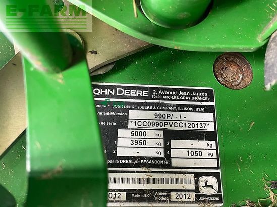 Empacadora gigant - John Deere - 990