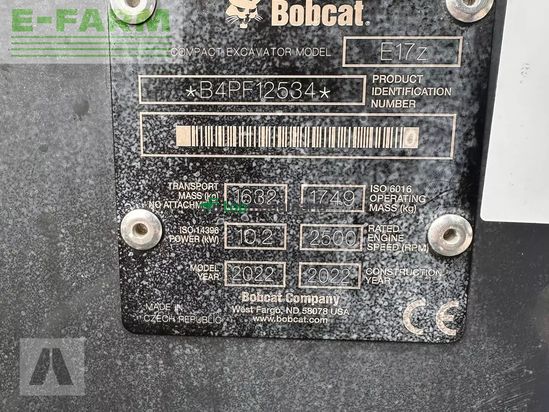 Excavadora - Bobcat - e 17z