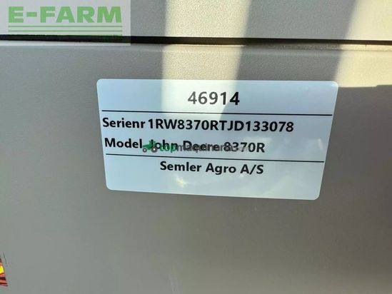 Tractor agrícola - John Deere - 8370r