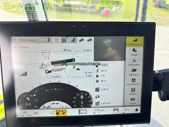 Cosechadora de Cereal - Claas - lexion 8700tt + v1080