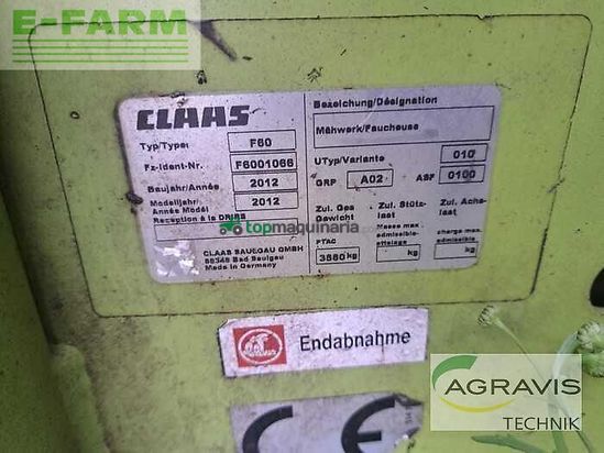 Cortacésped manual - Claas - disco 9100 c as
