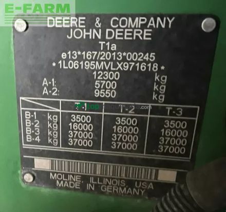 Tractor agrícola - John Deere - 6195m