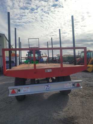 Remolque   Plataforma para madera y paja Talleres Joman 