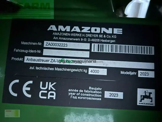 Esparcidor - Amazone - za-v 2600 super profis tronic