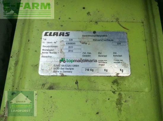 Cortacésped manual - Claas - disco 3050