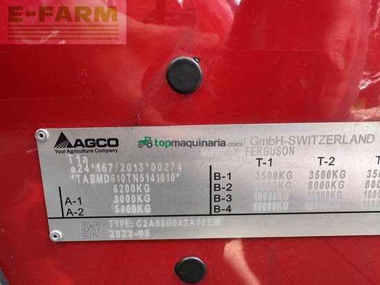 Tractor agrícola - Massey Ferguson - mf 4708 m plattform