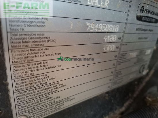 Empacadora gigant - New Holland - rb 180 / rb180