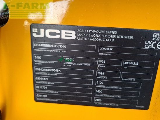 Minicargadora - JCB - 403 plus
