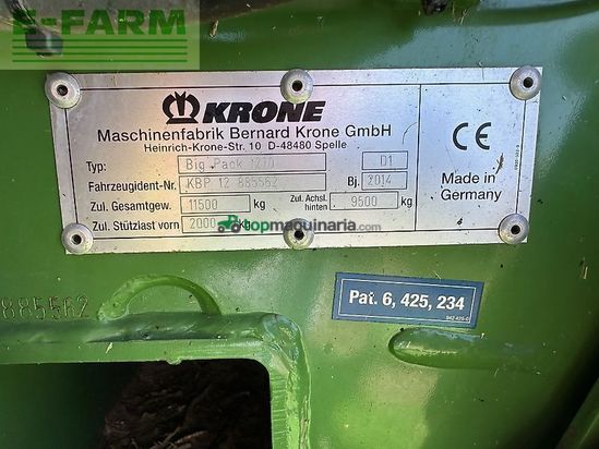 Empacadora gigant - Krone - big pack 1270 xc high speed