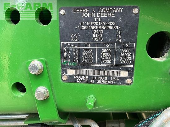 Tractor agrícola - John Deere - 6r215/ 6r 215 06/27 2000h