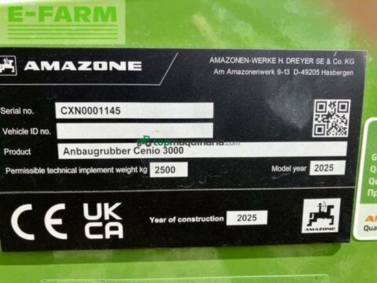 Cultivador - Amazone - cenio 3000 super