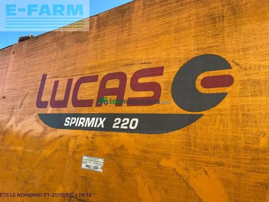 Remolqu esparcidor - Lucas - spirmix 220