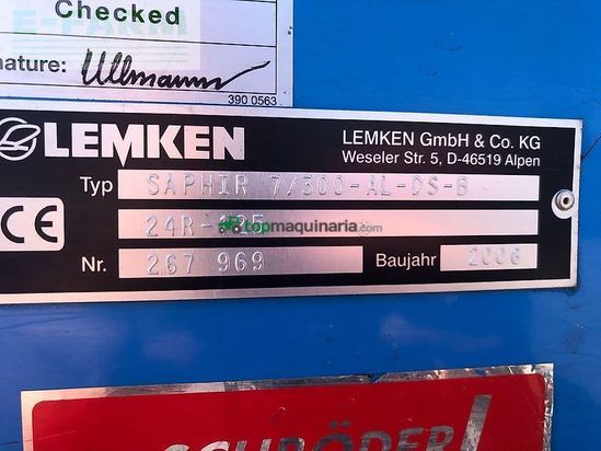 Sembradora - Lemken - saphir 7/300 al-ds-b