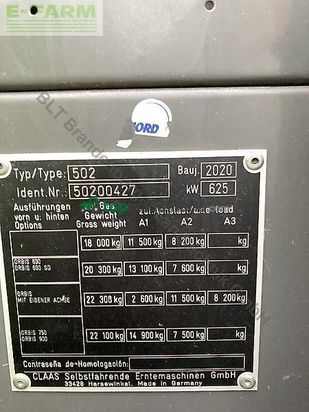 Cosechadora de Cereal - Claas - jaguar 980