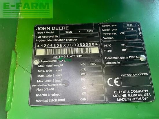 Cosechadora de Cereal - John Deere - T6701 4WD