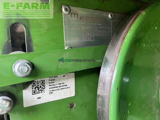 Empacadora gigant - Krone - fortima v 1500 mc
