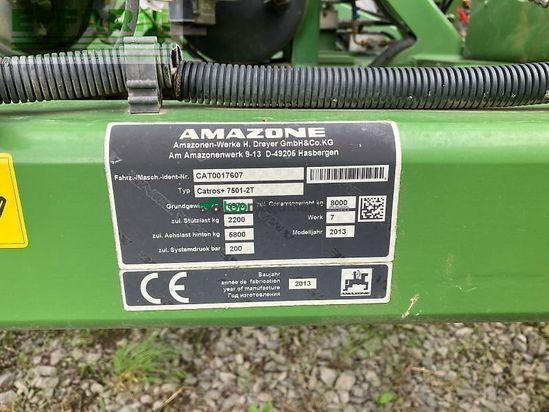 Grada de disco - Amazone - gebr.scheibenegge catros 7501