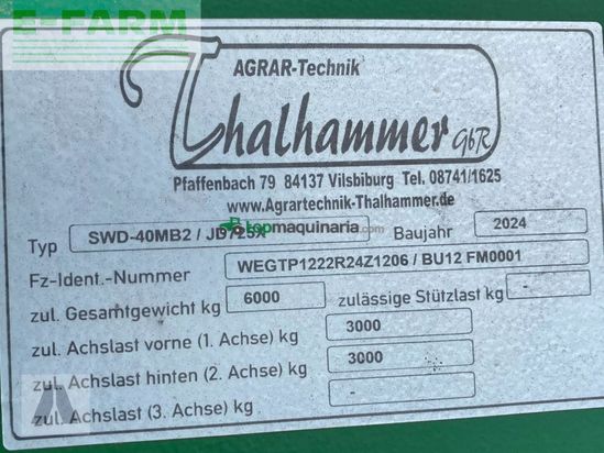 Cabezal -  - 2 - achs - schneidwerkswagen 40 km/h passend zu 725x xa25