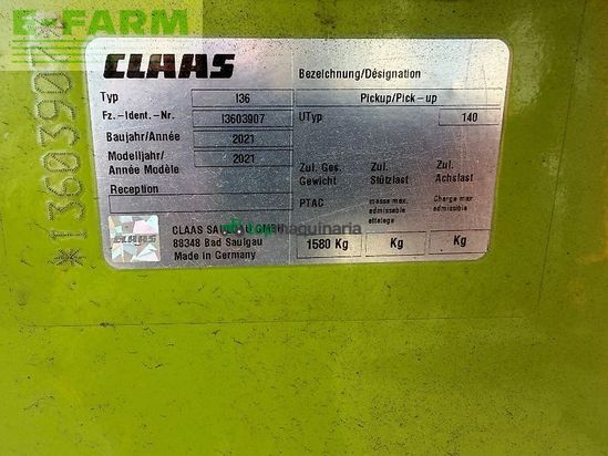 Cabezal - Claas - pu 380 profi contour