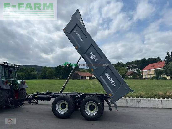 Volquet -  - dps-14 bauschuttmulde muldenkipper schotterklappe