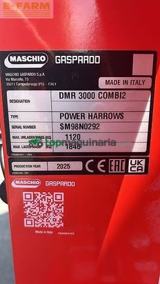 Grada rotativa - Maschio - dm rapido plus 3000