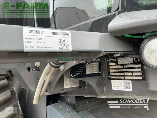 Cosechadora de Cereal - Fendt - ideal 9 t+geringhoff 10,65+sww ziegler
