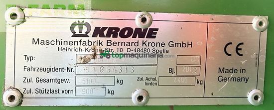 Empacadora gigant - Krone - comprima v 180 xc