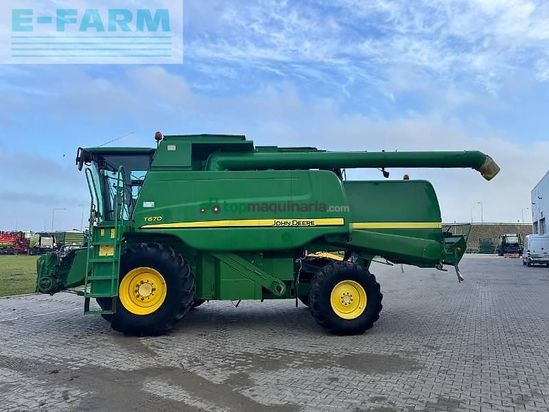 Cosechadora de Cereal - John Deere - t 670