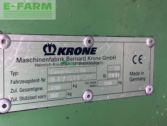 Empacadora gigant - Krone - comprima f 155