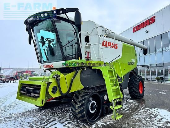 Cosechadora de Cereal - Claas - lexion 760 tt + v1200