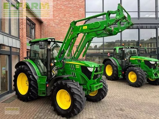 Tractor agrícola - John Deere - 6125r inkl. john deere h340
