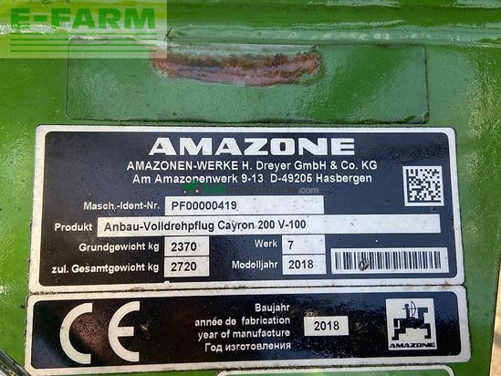 Arado - Amazone - cayron 200 v