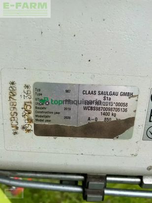 Rastrillo - Claas - liner 2800