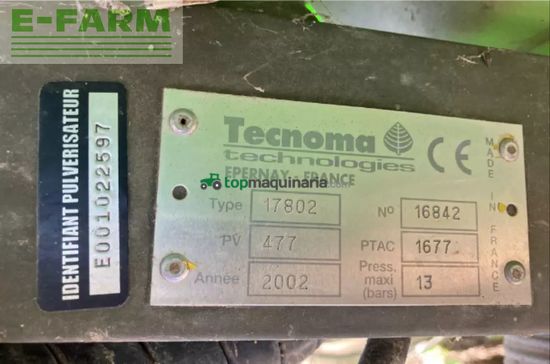 Atomizador - Tecnoma - tx 800 regulair